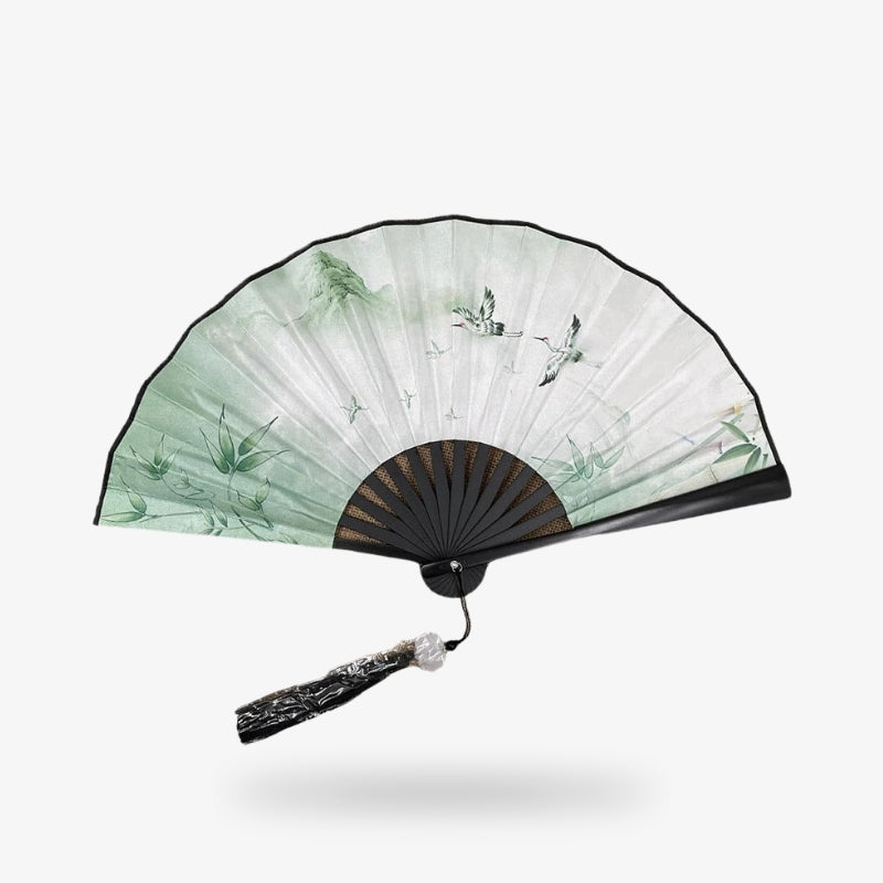 Abanico Blanco y Verde