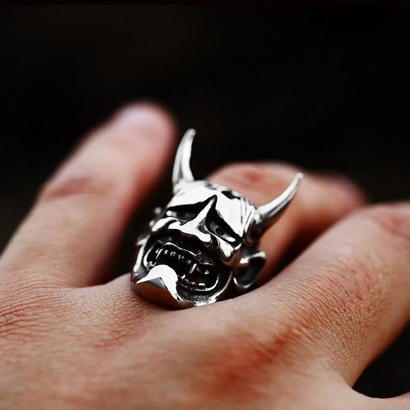 Anillo Demonio Hannya Japonés