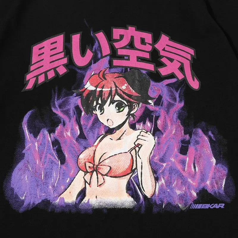 Camiseta Anime Oversize