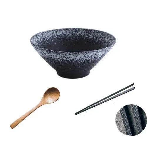 Cuenco de Ramen - Azul y Blanco - Kit