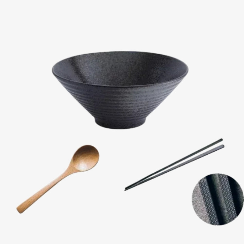 Cuenco de Ramen - Negro - Kit