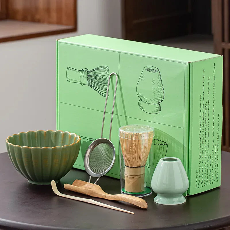 Kit de Té Matcha - 6 piezas - Verde