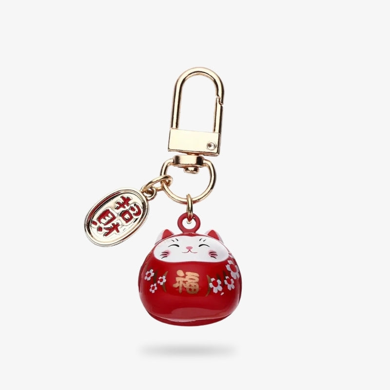 Llavero Daruma - Rojo
