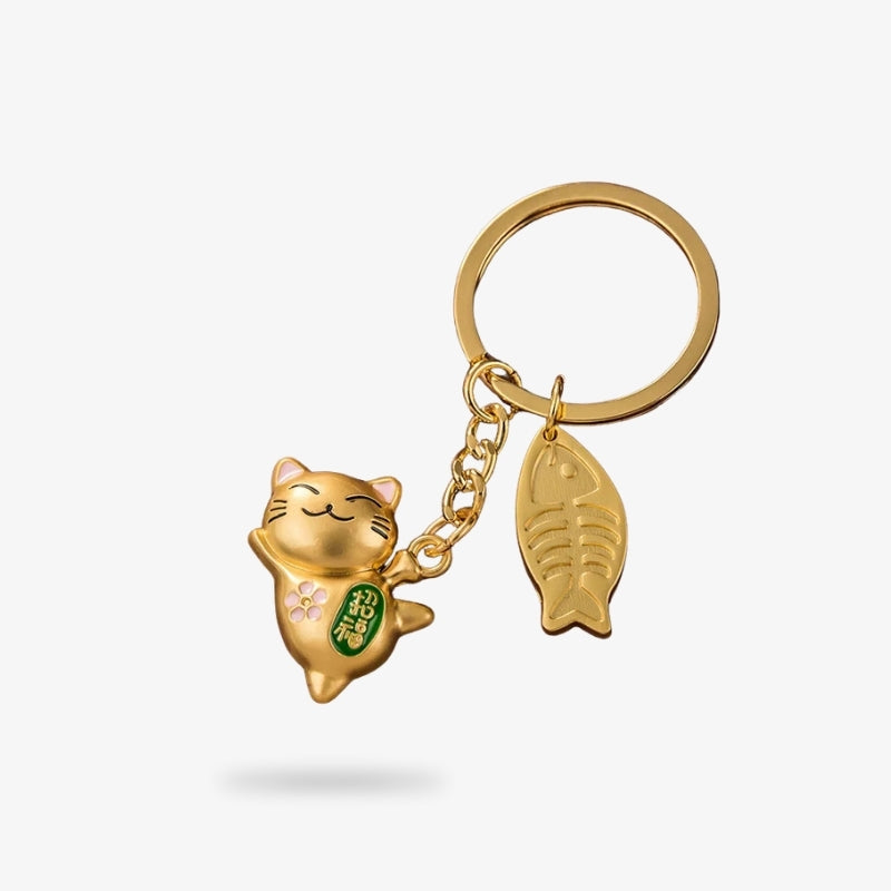 Llavero Gato Dorado