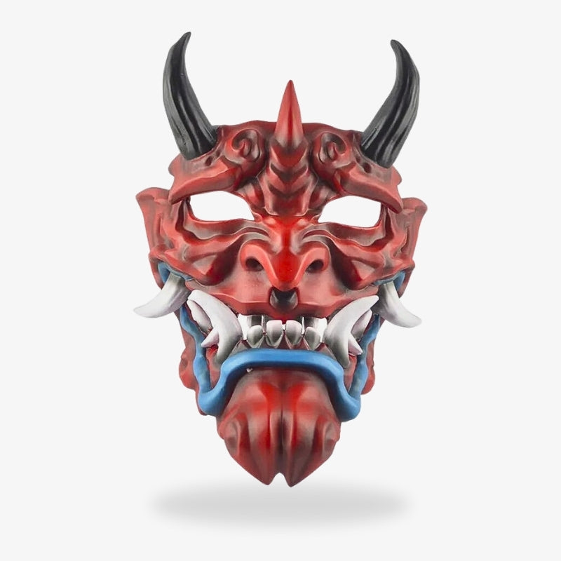 Máscara Demonio Oni - Rojo