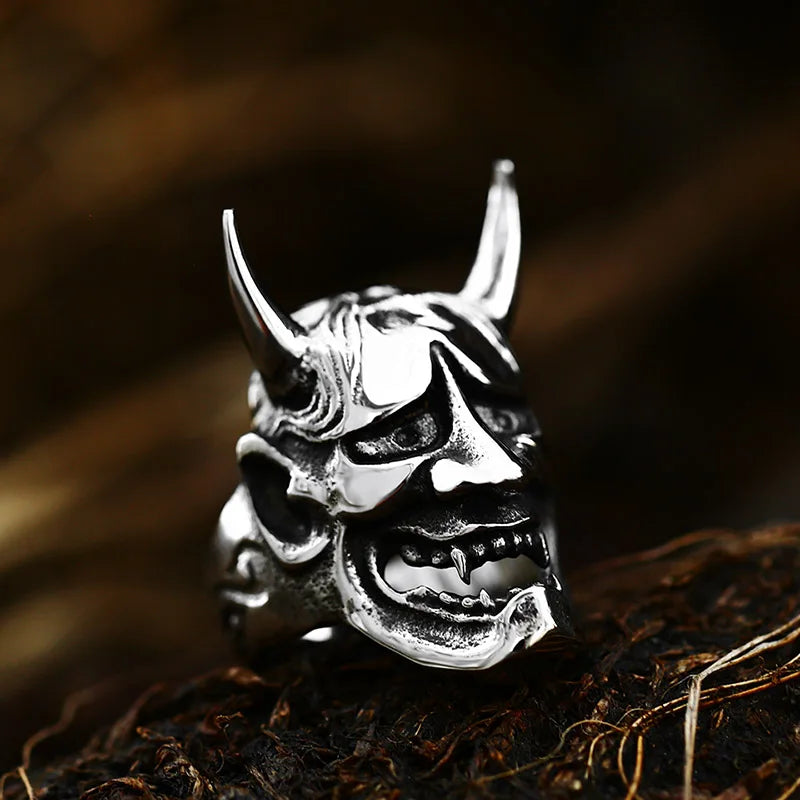 Anillo Demonio Hannya Japonés