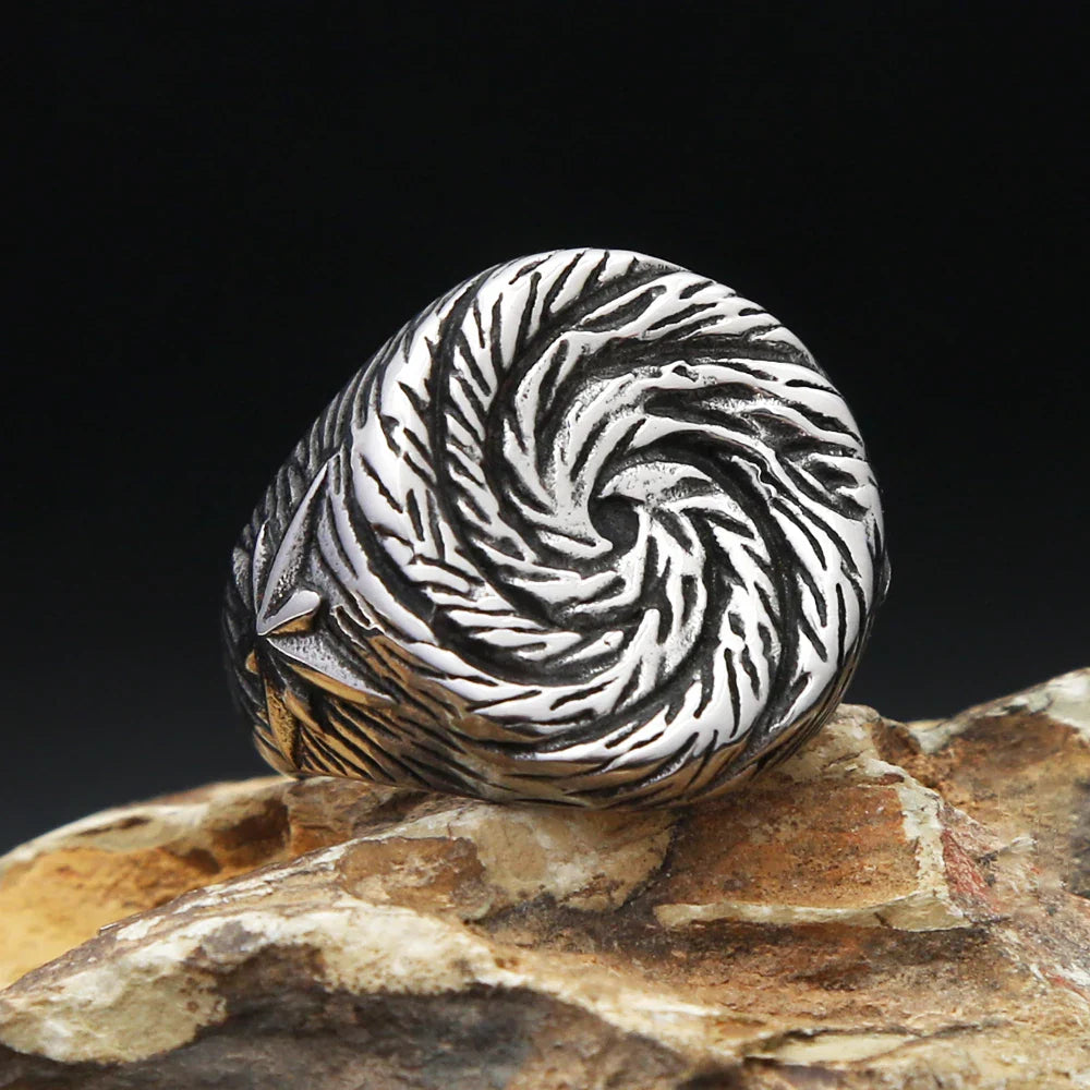 Anillo Espiral Japonés