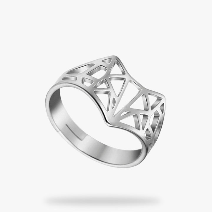 Anillo Kitsune Japonés - Plateado