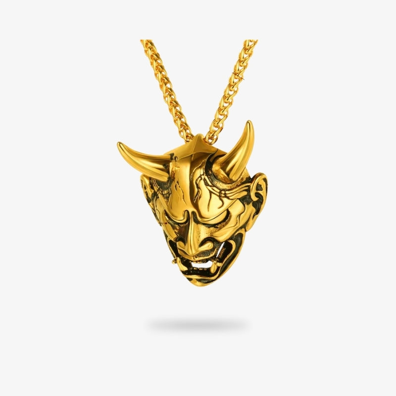 Collar Demonio Japonés - Dorado