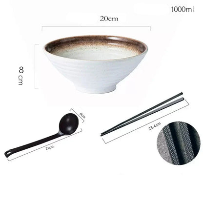 Cuenco de Ramen - Blanco - Kit