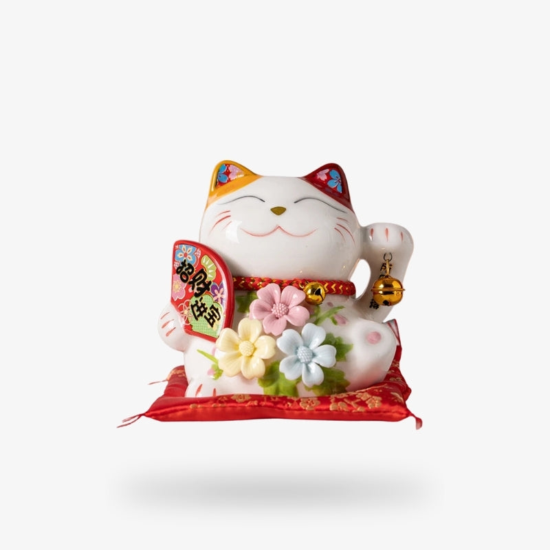 Gato con 3 Flores