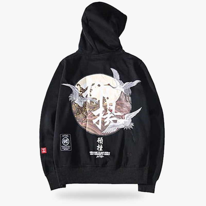 Hoodie Grulla Japonesa