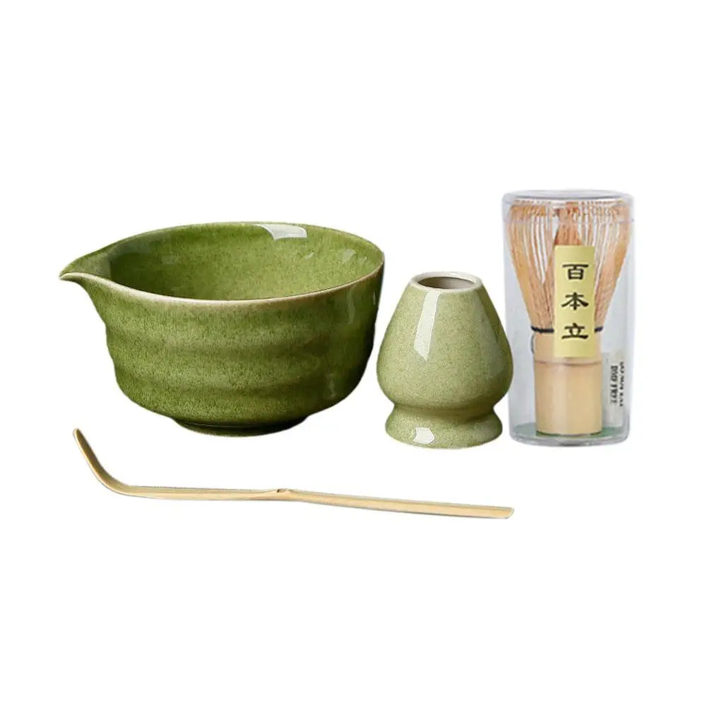 Kit de Té Matcha - Tokyo - Verde Oliva