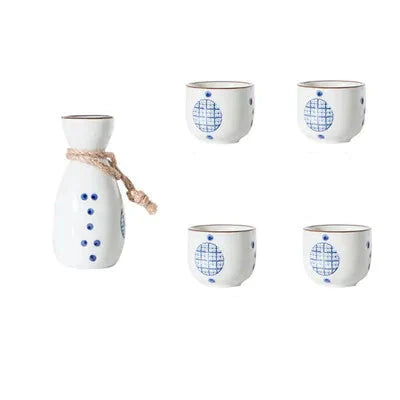 Kit Sake - Cerámica Blanca - Puntos