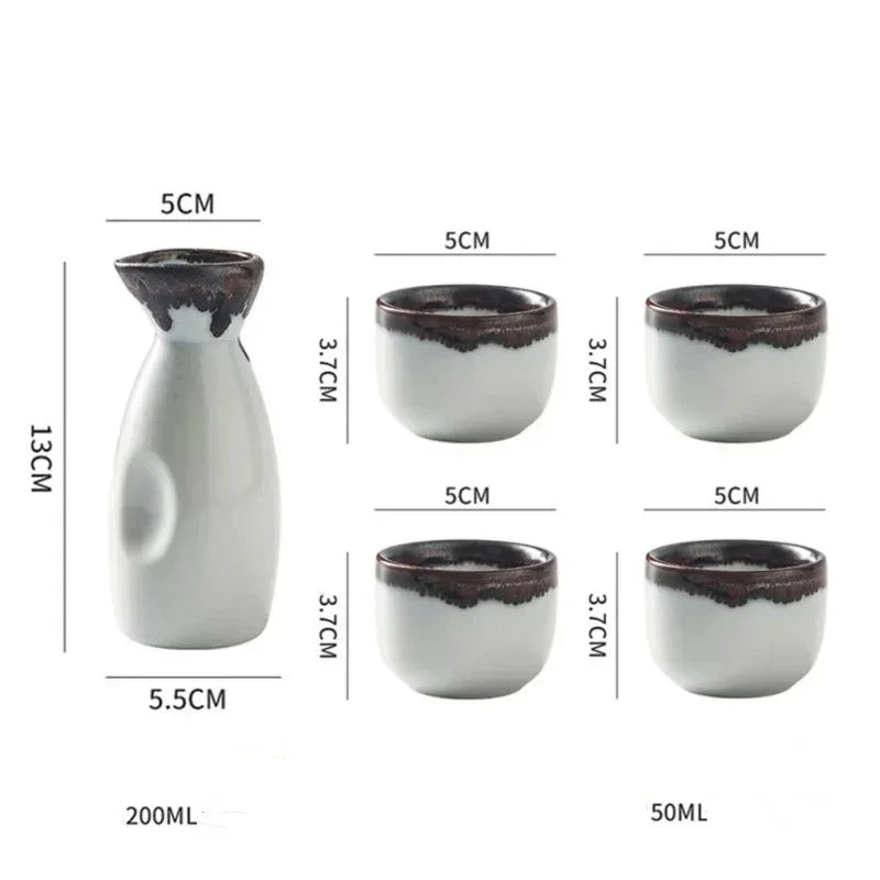 Kit Sake - Sapporo - Blanco y Negro