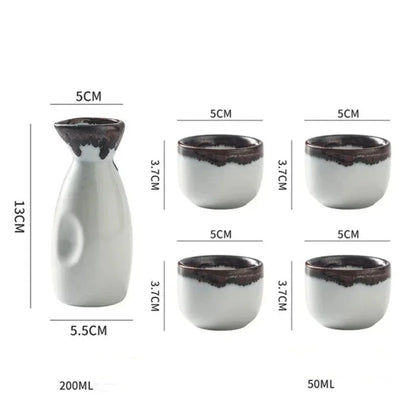 Kit Sake - Sapporo - Blanco y Negro