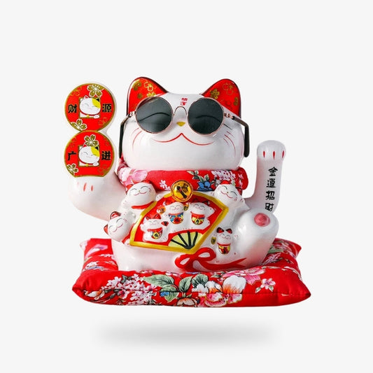 Maneki Neko con Gafas