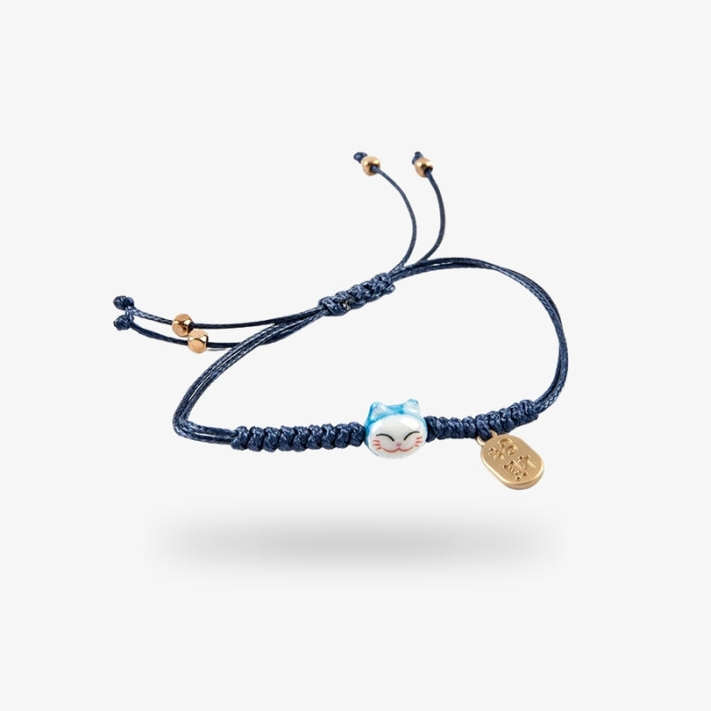 Pulsera Gato Japonés - Azul