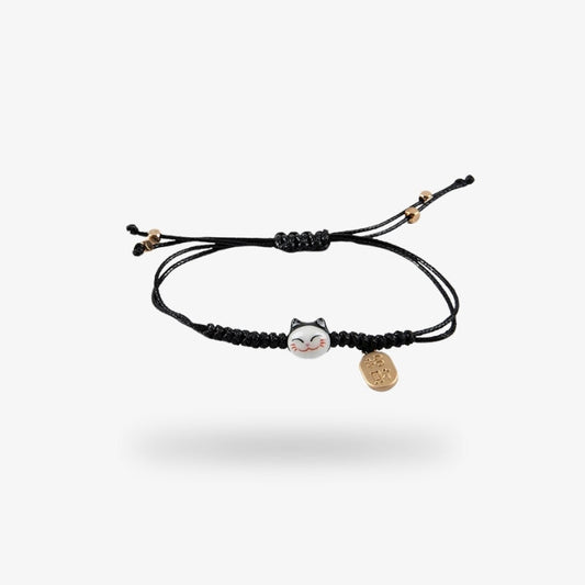 Pulsera Gato Japonés - Negro