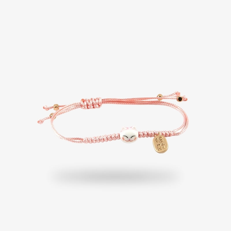 Pulsera Gato Japonés - Rosa