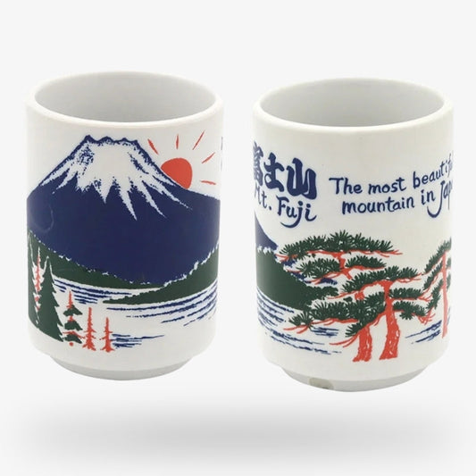 Taza de Té - Monte Fuji Azul