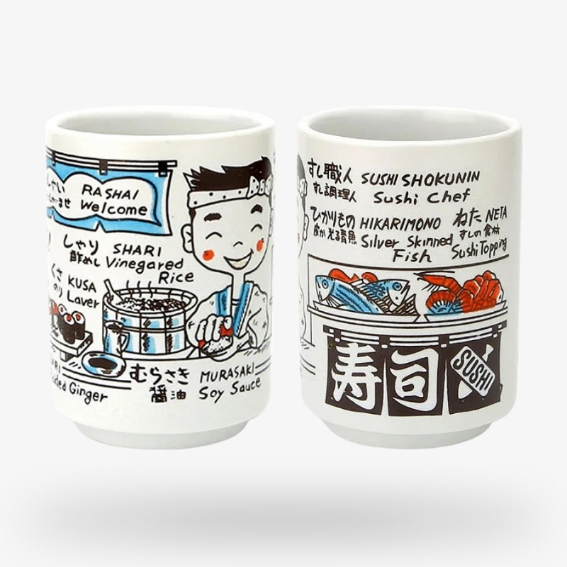 Taza de Té - Sushi Azul